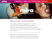Tablet Screenshot of miramue.de